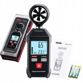 Анемометр (измеритель потока воздуха) 0-30м/с, -10-45°C WINTACT WT9056