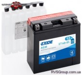 акумуляторMOTOR EXIDE B/O 12V 12AH 190A YT14B-BS/ET14B-BS [150X70X145]