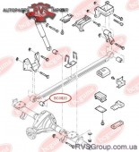 Сайлентблок поперечной тяги, R 01-