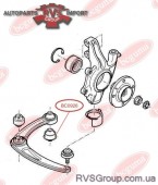 BCGUMA HONDA С/блок передн.рычага задний без кронштейна  CR-V III 07-