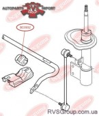 Сайлентблок задн. верхнего рычага задний внутренний/наружный/Subaru Impreza/Tribeca