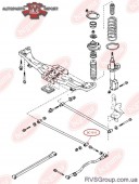 Сайлентблок поперечного рычага/Mazda 323, 98-