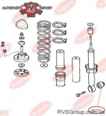 Втулка амортизатора, заднего (нижн.) d=14x36x40