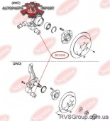 Сайлентблок важеля (задний)