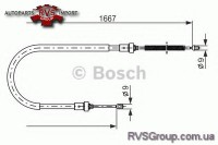 Трос, стояночная тормозная система