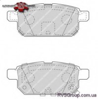 Комплект тормозных колодок, дисковый тормоз