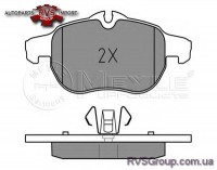 Комплект тормозных колодок, дисковый тормоз