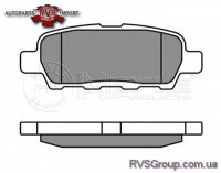 Комплект тормозных колодок, дисковый тормоз