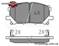 Комплект тормозных колодок, дисковый тормоз