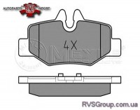 Комплект тормозных колодок, дисковый тормоз