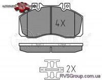 Комплект тормозных колодок, дисковый тормоз
