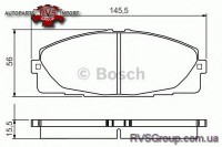 Комплект тормозных колодок, дисковый тормоз