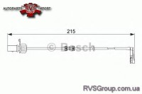 Сигнализатор, износ тормозных колодок