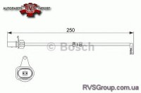 Сигнализатор, износ тормозных колодок