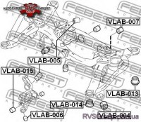 Втулка, рычаг колесной подвески