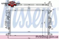 Радіатор охолодження двигуна