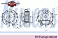 Вентилятор салону AUDI A3, Q2, Q3, TT, CUPRA ATECA, SEAT ATECA, LEON, LEON SC, LEON SPORTSTOURER, LEON ST, TARRACO, SKODA KAROQ, KODIAQ I, OCTAVIA III, OCT