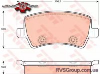 Комплект тормозных колодок, дисковый тормоз