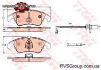 Комплект тормозных колодок, дисковый тормоз