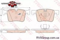 Комплект тормозных колодок, дисковый тормоз