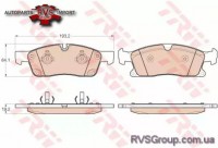 Комплект тормозных колодок, дисковый тормоз