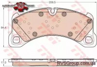 Комплект тормозных колодок, дисковый тормоз