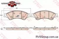 Комплект тормозных колодок, дисковый тормоз