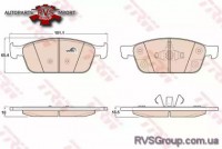 Комплект тормозных колодок, дисковый тормоз