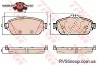 Комплект тормозных колодок, дисковый тормоз