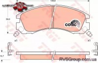 Комплект тормозных колодок, дисковый тормоз