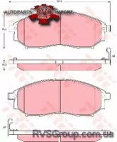Комплект тормозных колодок, дисковый тормоз