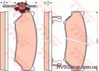 Комплект тормозных колодок, дисковый тормоз
