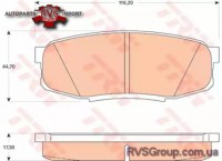 Комплект тормозных колодок, дисковый тормоз
