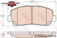 Комплект тормозных колодок, дисковый тормоз