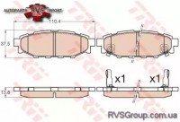 Комплект тормозных колодок, дисковый тормоз