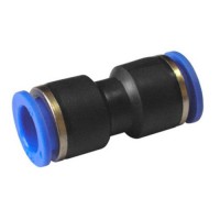 Соединение цанговое для полиуретановых шлангов PU/PR (прямое, шланг)  12мм x 8мм AIRKRAFT SPU12-08