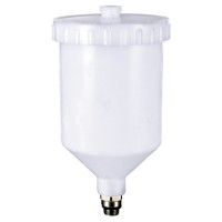 Бачок пластиковый на пневмопистолет (наружная резьба 3/8*1.337) 600 мл ITALCO PC-600D