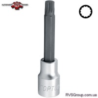 Головка торцевая SPLINE TOPTUL M6 L100мм 1/2" BCJA1606