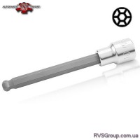 Насадка шестигранник HEX TOPTUL 5 мм 140мм 1/2" с шаром BCSA1605