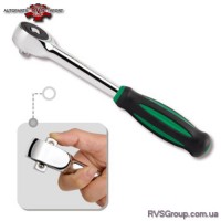 Трещотка ротационная с переставным квадратом 1/4" TOPTUL 60 зубцов CJTV0818