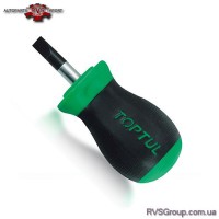 Отвертка короткая шлицевая TOPTUL 4x25 мм FABB0403