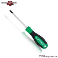 Отвертка крест PH1x100 TOPTUL Anti-Slip FBAD0110