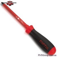 Викрутка хрестова TOPTUL PH1 x 100mm ізольована (1000V) (FBEB0110)
