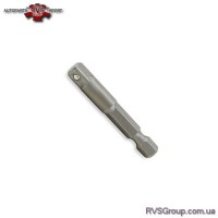 Переходник для головок под шуруповерт TOPTUL 1/4"х1/4" L50 (6-гр.-квадрат) FPKA0808