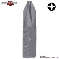Бита крестообразная TOPTUL 1/4" 25мм PH2 FSBA0802