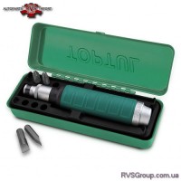 Ударно-поворотная отвертка с насадками TOPTUL 6 ед. GAAD0602