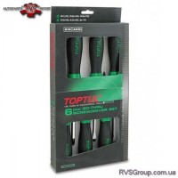 Набор ударных отверток TOPTUL (с шестигранником) 6 ед. GAAE0613