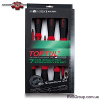 Набор отверток изолированных TOPTUL (1000V) 7ед. GAAE0704