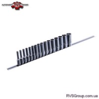 Набор головок длинных на планке TOPTUL 3/8" 16ед. 6-22мм GAAQ1202U