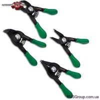 Набор съемников стопорных колец (мини) 3" TOPTUL 4ед. GAAR0403